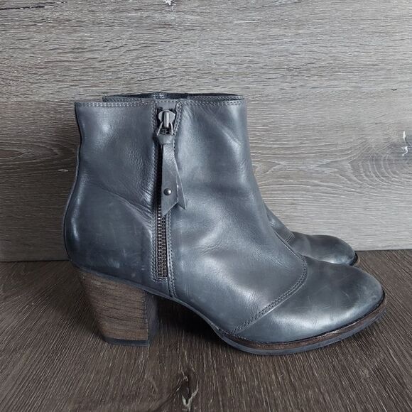 Paul Green Natick Gray Ankle Boots 8.5 - Picture 1 of 10